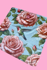 AS Square Neck Scarf - Blue Romance