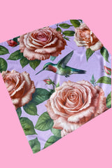 AS Square Neck Scarf - Lilac Romance