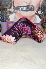 Cotton - Tri Pillow Case - Purple Dahlia