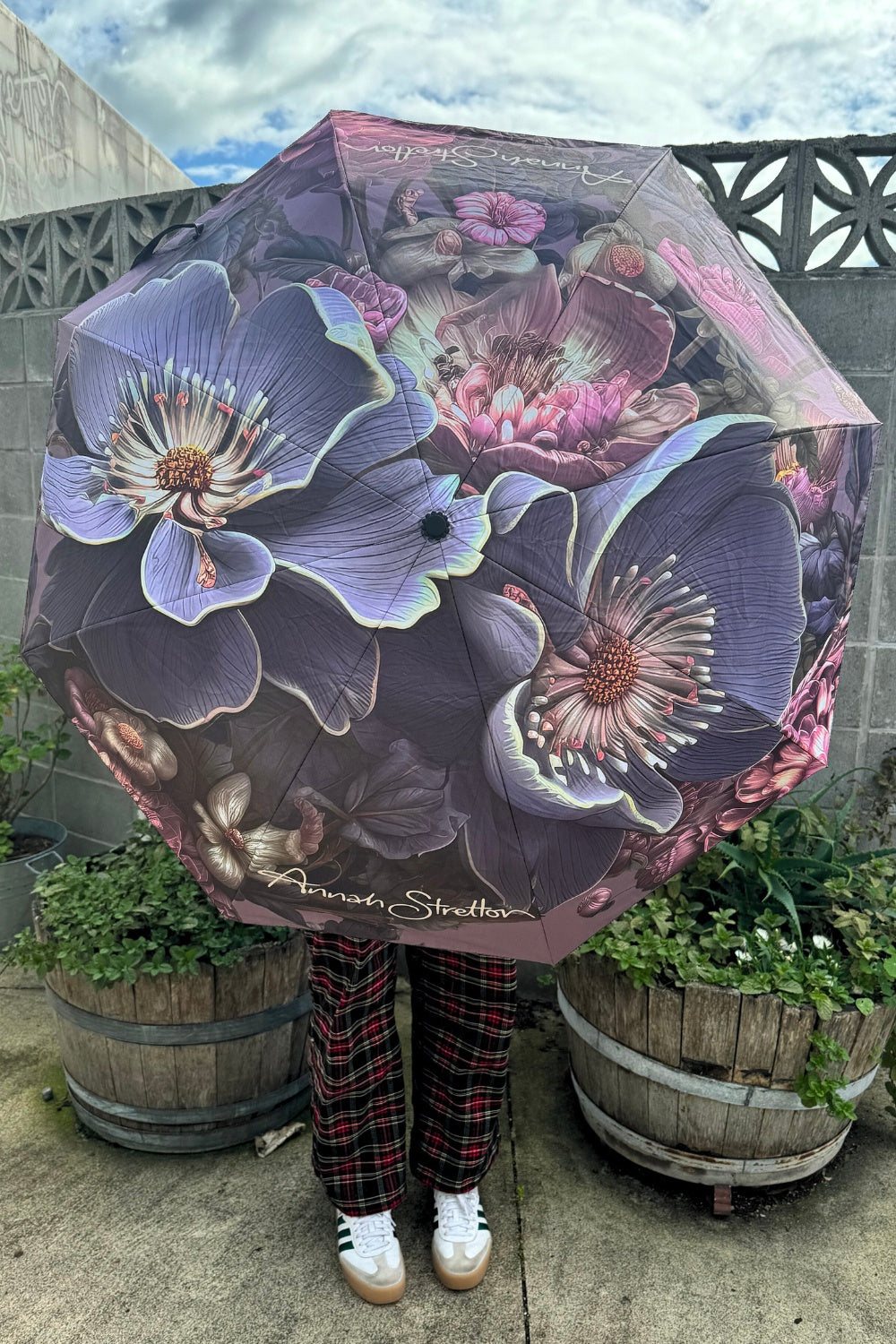 Lilac Love Umbrella - Purple Bloom