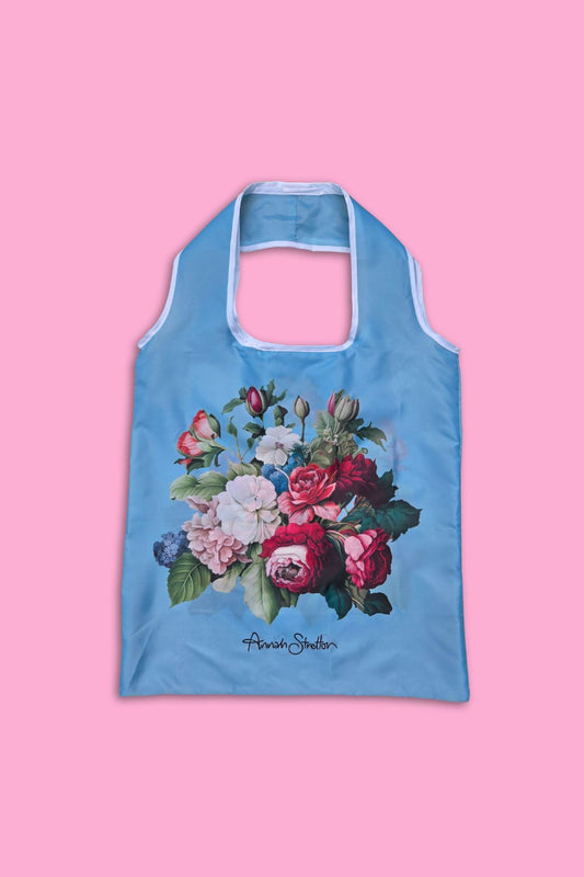 AS Reusable Bag - Aqua J'Adore Roses