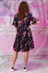 Saski Tina Dress - Purple Sunflower