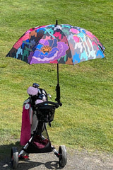 Annah Stretton Golf Umbrella - Houndstooth