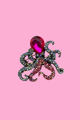 Octopus Brooch