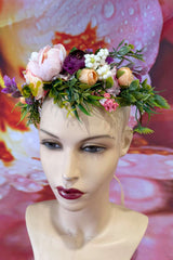 AS Floral Wreath Headband - Pastels