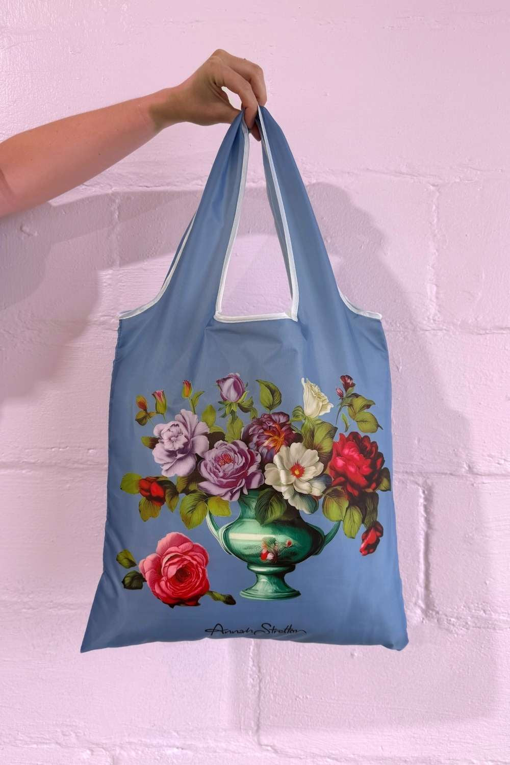 AS Reusable Bag - Blue Rambling Rose | PRE ORDER LATE FEB