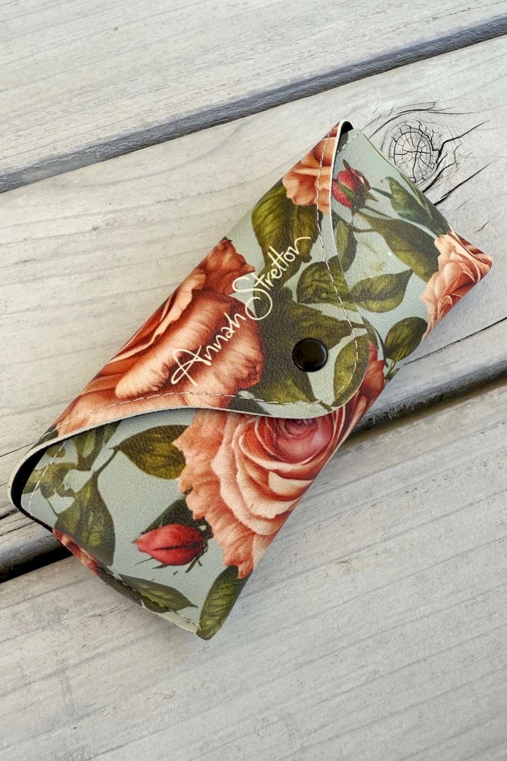 AS Soft Shell Glasses Case - Romancing The Rose