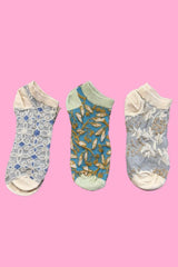 Candy Ankle Socks - Pack of 3 - Sky | PRE ORDER LATE FEB