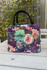 Cosmetic Insulated Travel Bag - Antique Peonies