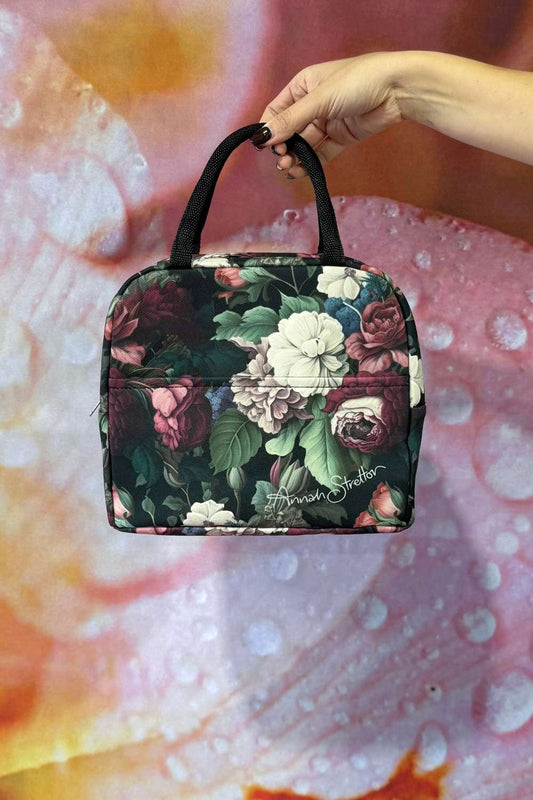 Cosmetic Insulated Travel Bag - J'Adore Roses