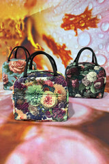 Cosmetic Insulated Travel Bag - Antique Peonies