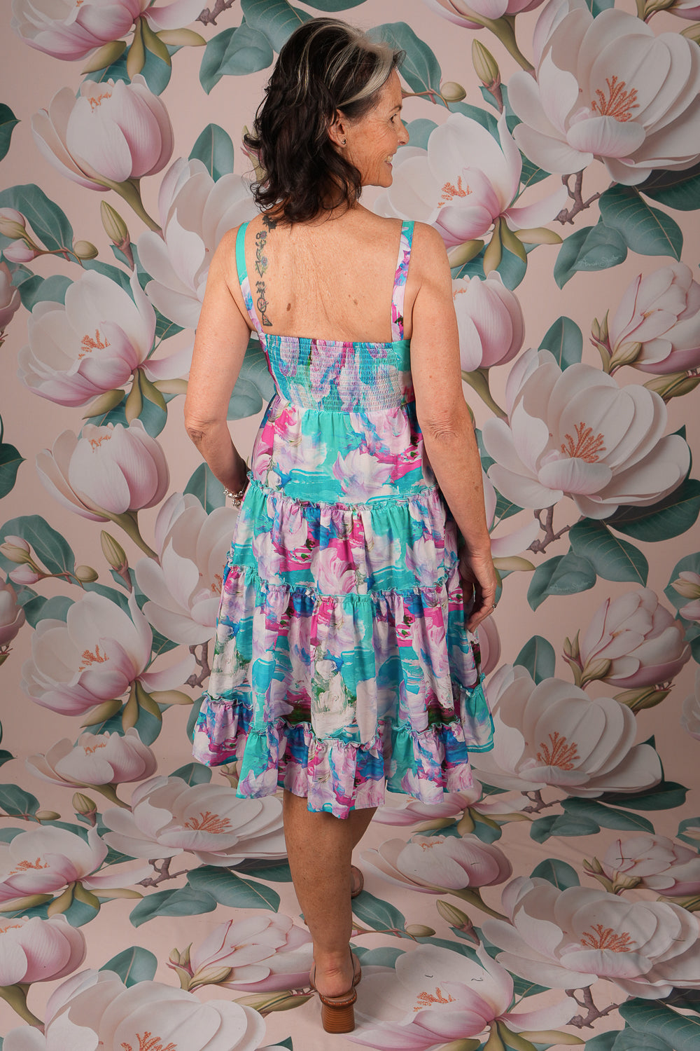 Dancing Queen Dress - Painted Waterlily 