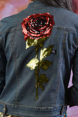 DJ Eden Jacket - Sequin Rose | PRE ORDER END FEB