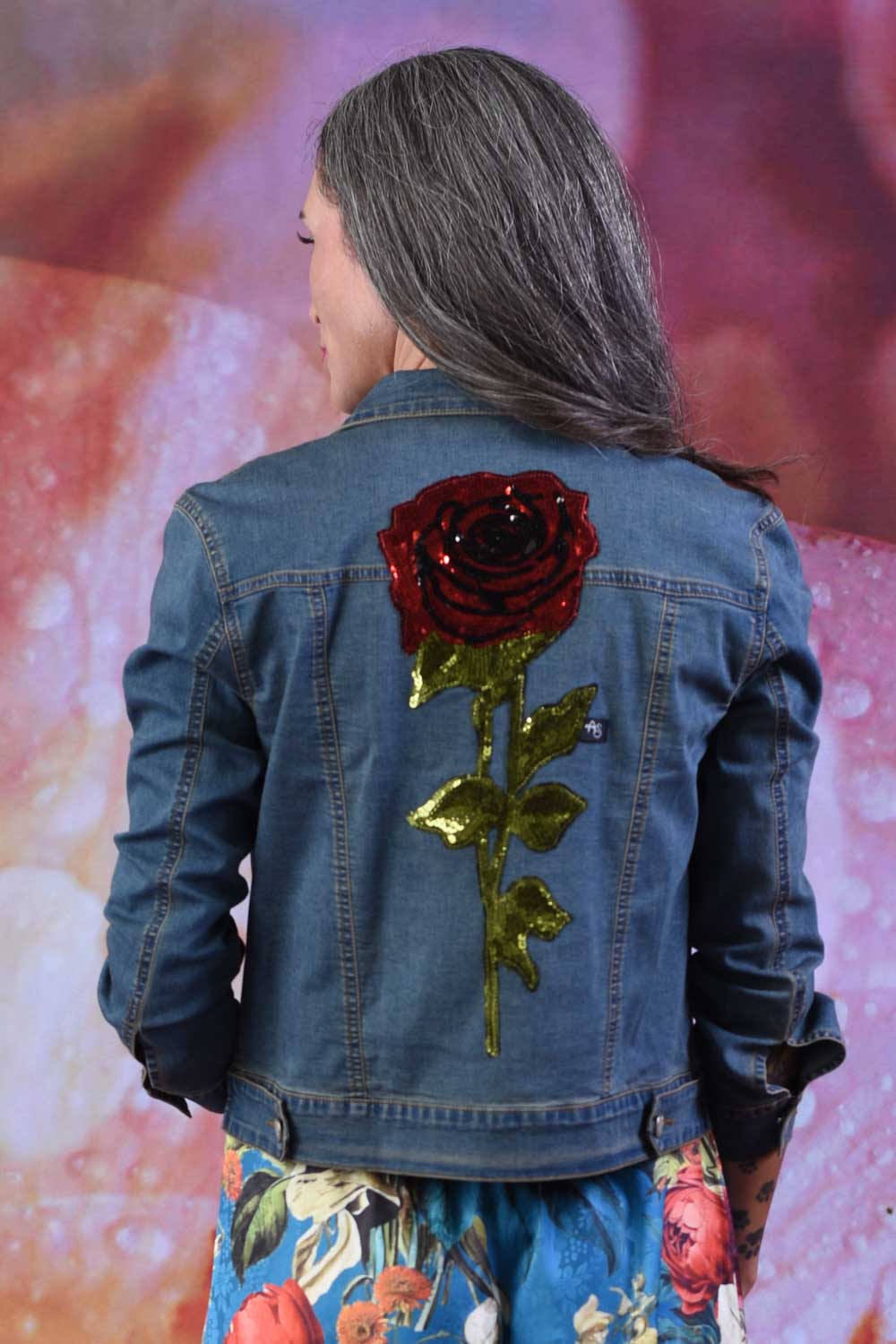 DJ Eden Jacket - Sequin Rose | PRE ORDER END FEB