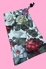 Drawstring Glasses Case - Roses Of Eden