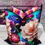 AS Reversible Euro Pillow Case - Dark Peonies