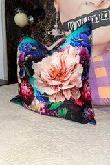 AS Reversible Euro Pillow Case - Dark Peonies