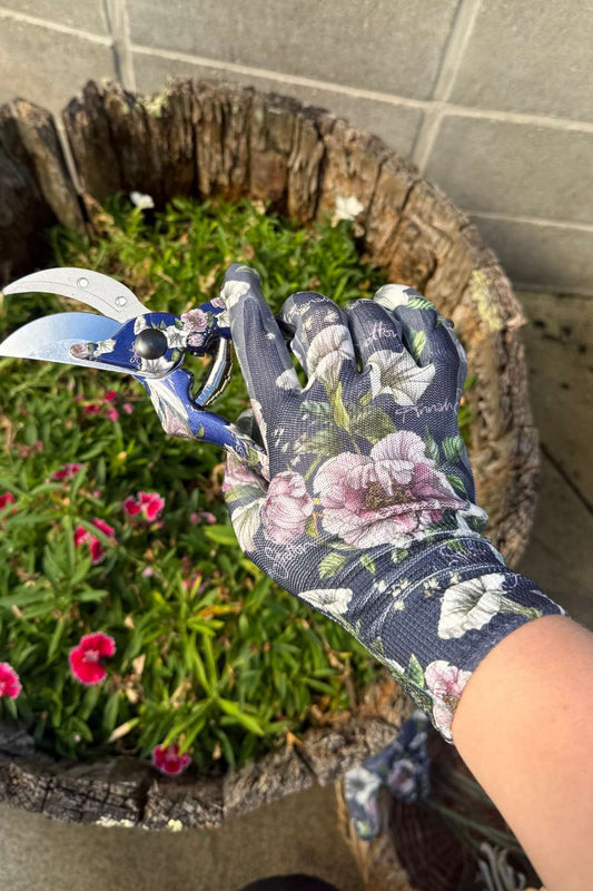 AS Gardening Gloves - Indigo Trumpet