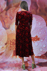 Gina Jude Dress - Red Velvet