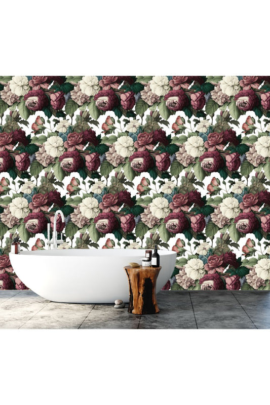 J'adore Roses Mural Wallpaper - 2.7m x 3m