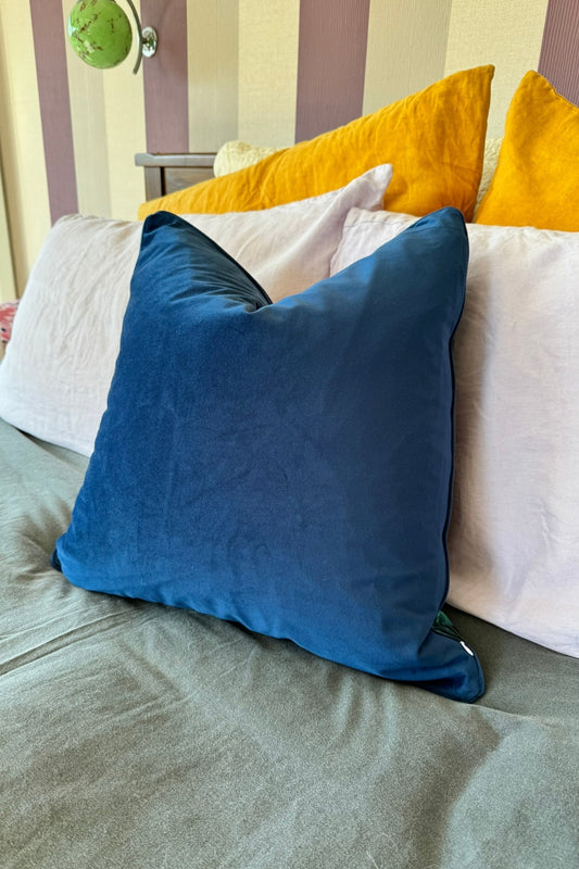 AS Velvet Cushion Cover -Vintage Navy