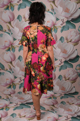 Patty Dress - Cerise Songbird