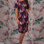 Pleat Me Dress - Dream Floral Navy