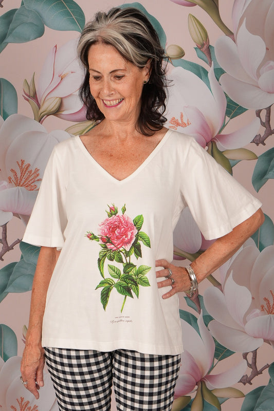 Rica Masey Tee - Vintage Rose