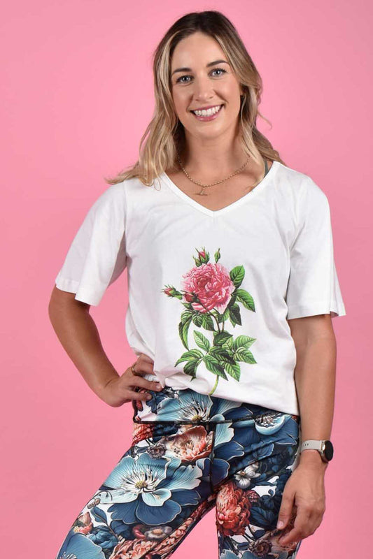 Rica Masey Tee - Vintage Rose