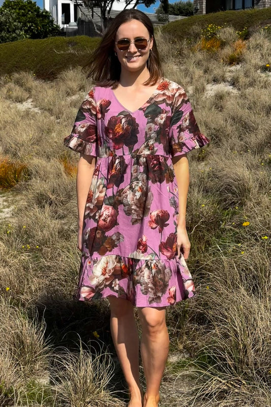 Saski Tina Dress - Passion Floral