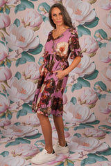 Saski Tina Dress - Passion Floral