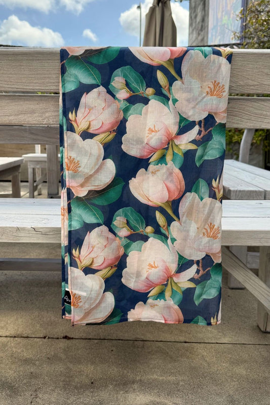 Swim Scarf Wrap - Magnolia Frenzy