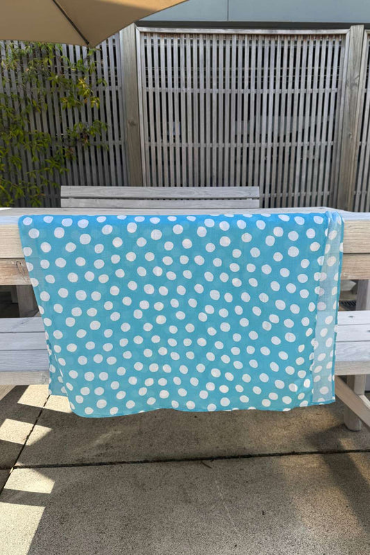 Swim Scarf Wrap - Teal Spot