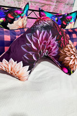 Cotton - Tri Pillow Case - Purple Dahlia