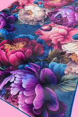 Velvet Pillow Case - Peony Jewel