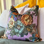 AS Velvet Cushion - Vintage Bouquet Lilac