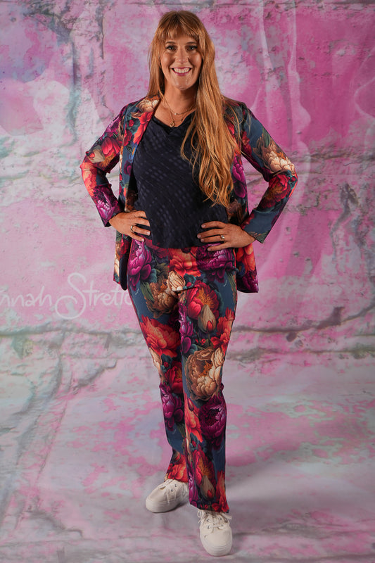 Vita Flare Pant - Peony Jewel | SALE