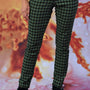 Vita Olive Pants - Green Check