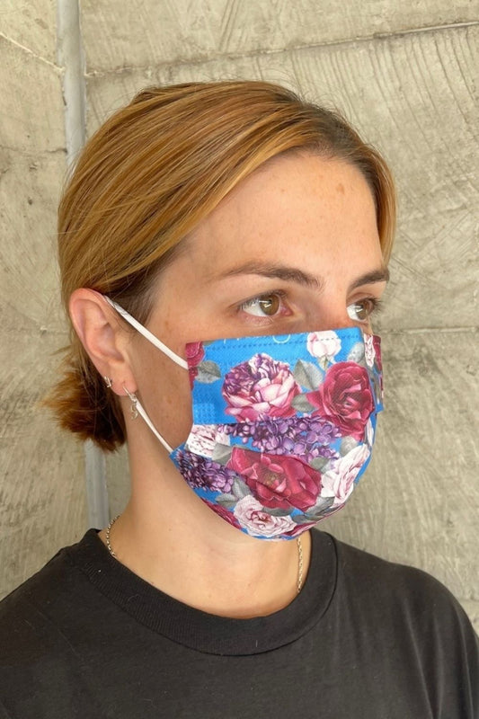 AS Disposable Non Medical Face Mask - 3 Layers - Madly Rose - Box of 50 | SALE