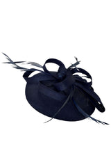 Leonie Fascinator - Navy