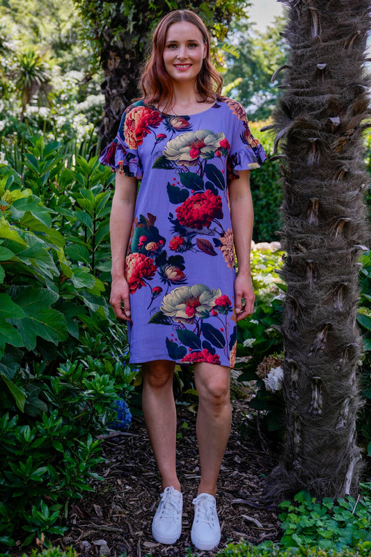 Peri Rose Dress - Lilac Petals | SALE